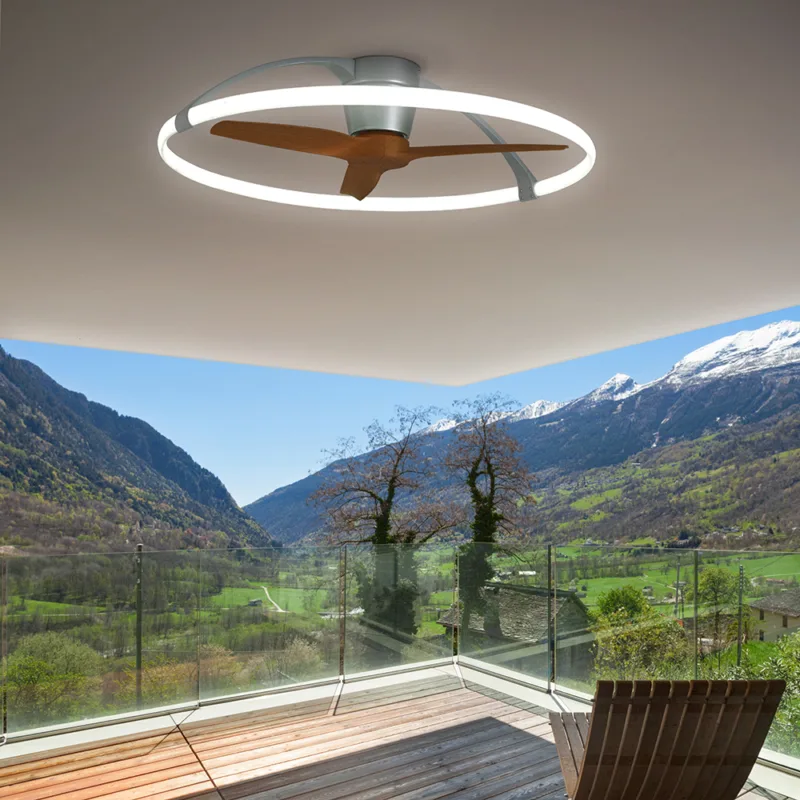Ventilatore con lampada Nepal - Mantra