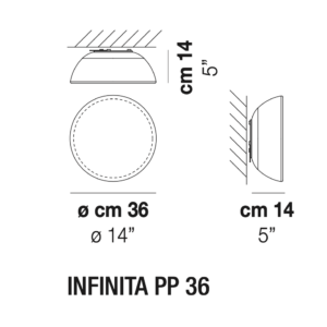 Plafoniera Infinita - Vistosi