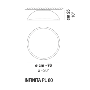 Plafoniera Infinita - Vistosi